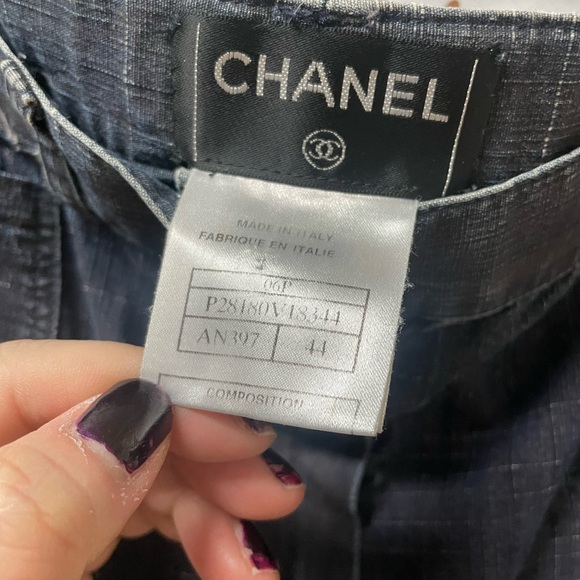 Chanel 06P Midrise Straight Leg Jeans 44 - Picture 8 of 16